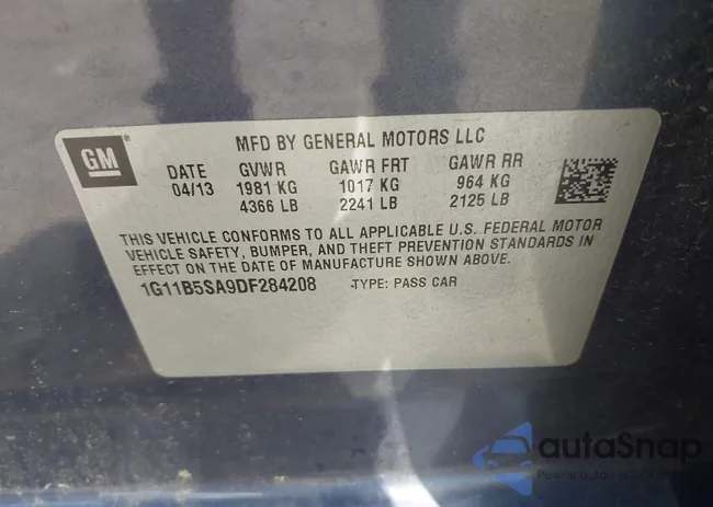 1G11B5SA9DF284208: 42567424