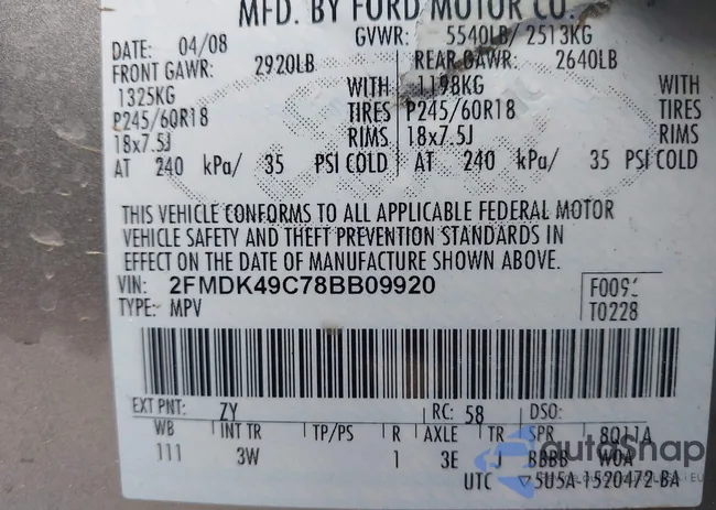 2FMDK49C788BB0992: 42567450