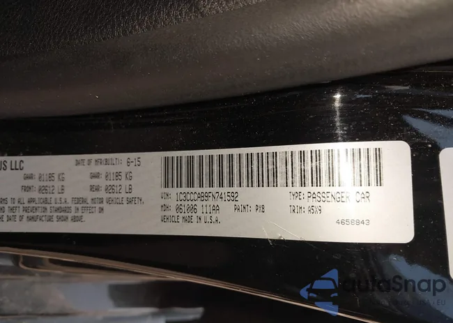 1C3CCCAB9FN741592: 42568698