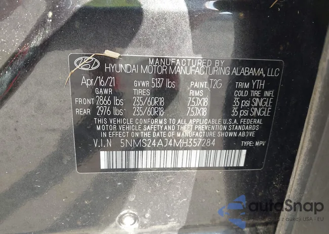 5NMS24AJ4MH357284: 42568885