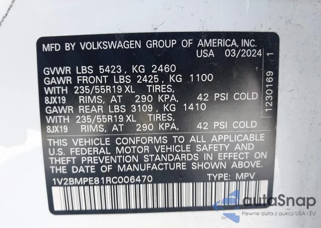 1V2BMPE81RC006470: 42568960