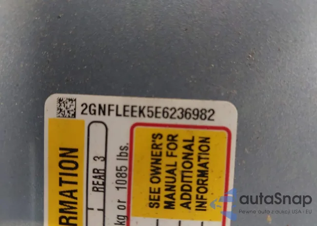 2GNFLEEK5E6236982: 42569008