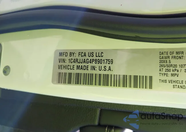 1C4RJJAG4P8901759: 42568139