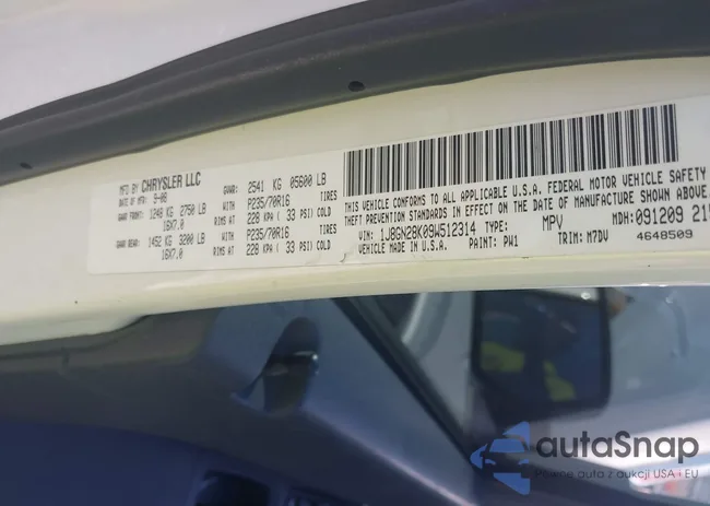 1J8GN28K09W512314: 42568373