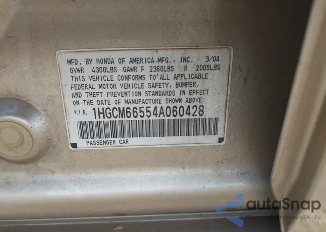 1HGCM66554A060428: 42568376