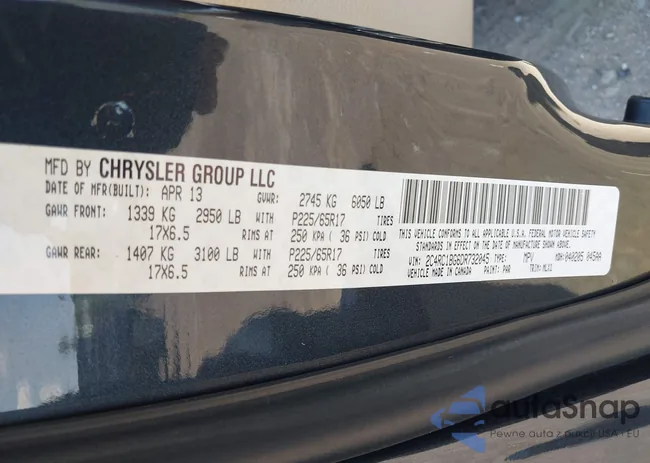 2C4RC1BG6DR732045: 42569499