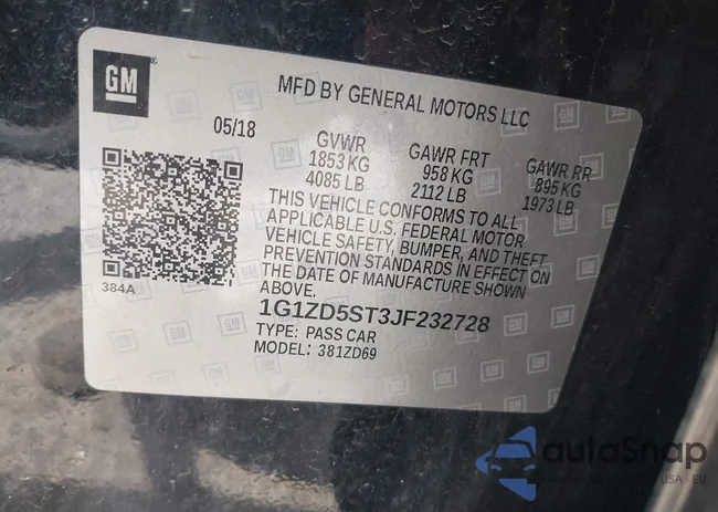 1G1ZD5ST3JF232728: 42569573