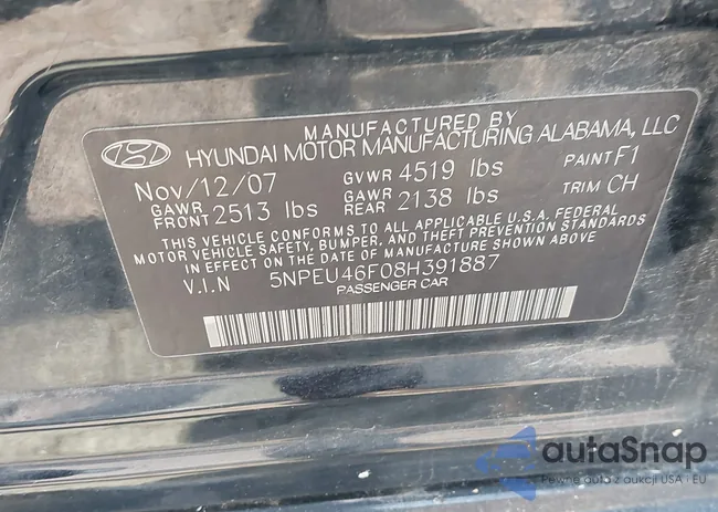 5NPEU46F08H391887: 42569829