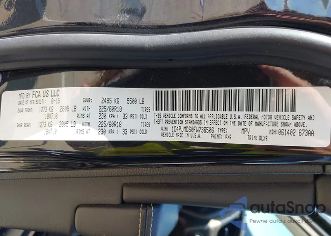 1C4PJMDS0FW736506: 42569158