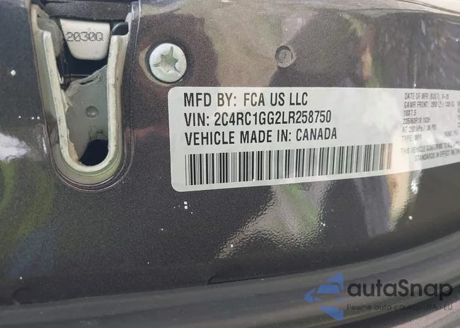 2C4RC1GG2LR258750: 42570711