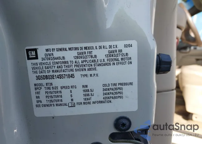 3G5DB03E14S571845: 42570797