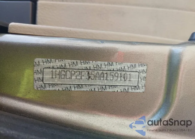 1HGCP2F35AA159101: 42570862