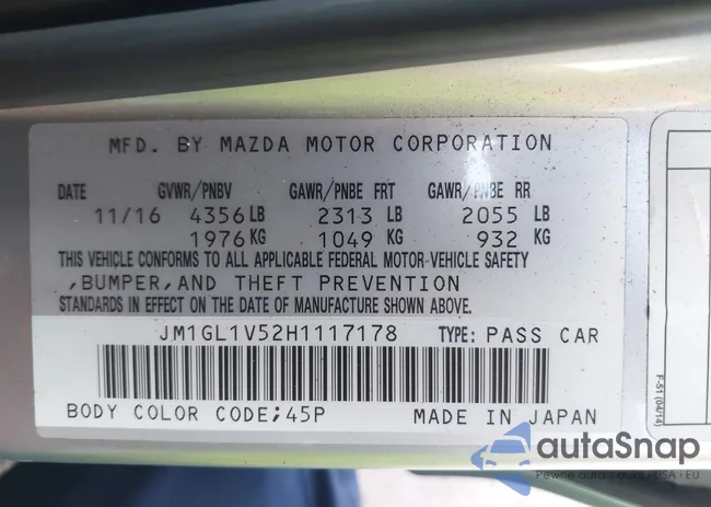 JM1GL1V52H1117178: 42570924