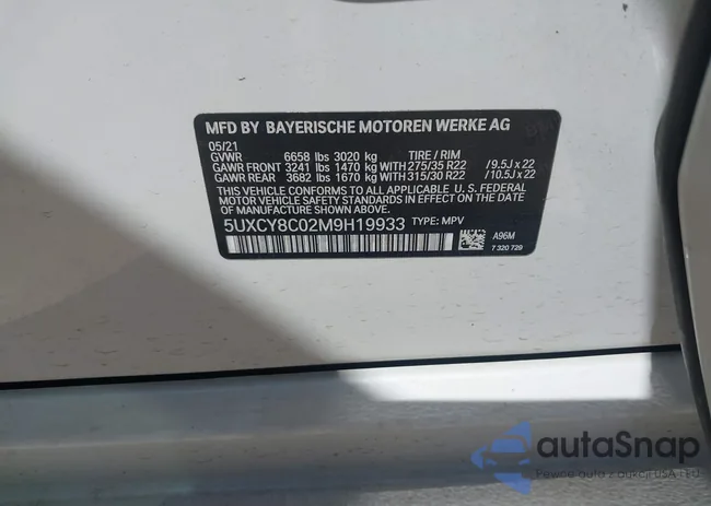 5UXCY8C02M9H19933: 42570118