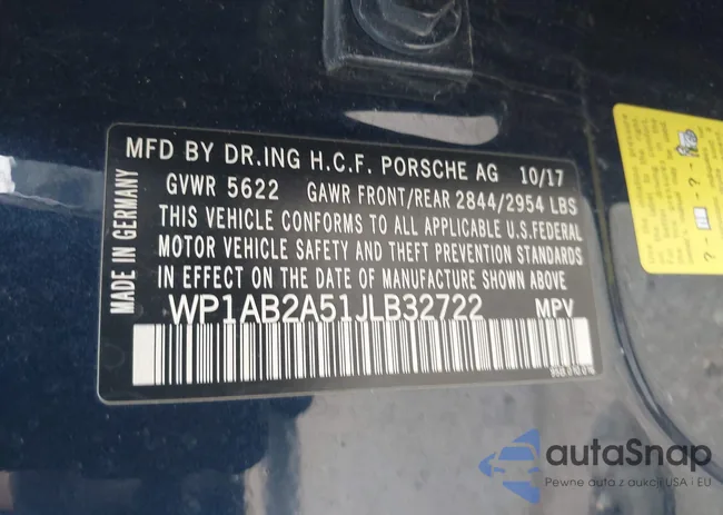 WP1AB2A51JLB32722: 42570188