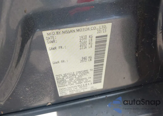 1N4AL3APXFN921913: 42570259