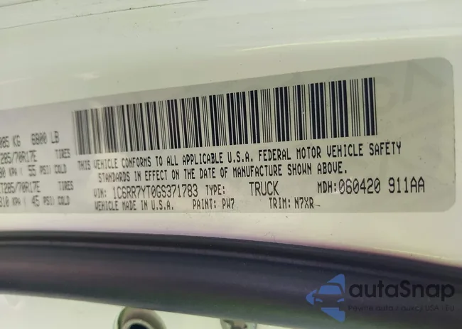 1C6RR7YT0GS371783: 42571663