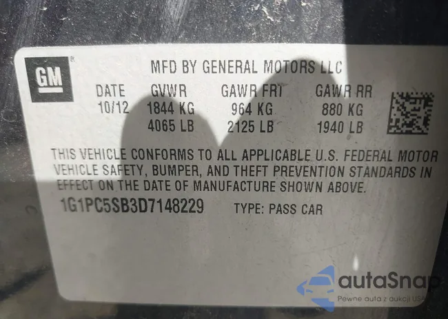 1G1PC5SB3D7148229: 42571225