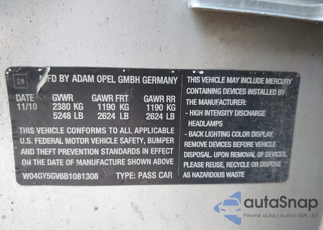 W04GY5GV6B1081308: 42571396