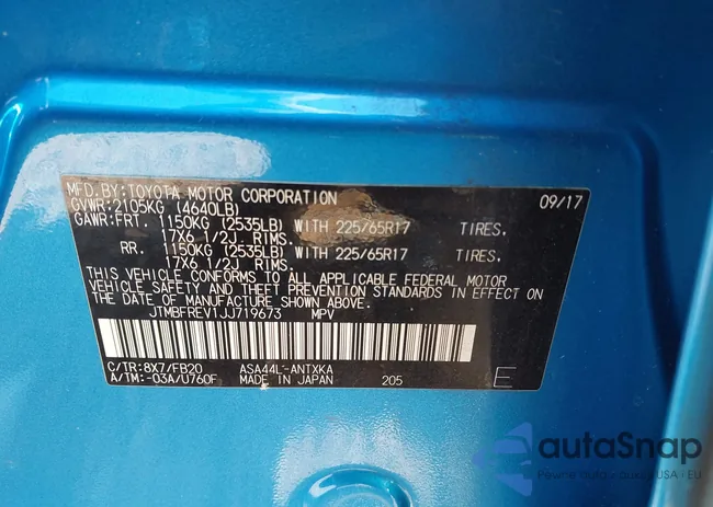 JTMBFREV1JJ719673: 42572686