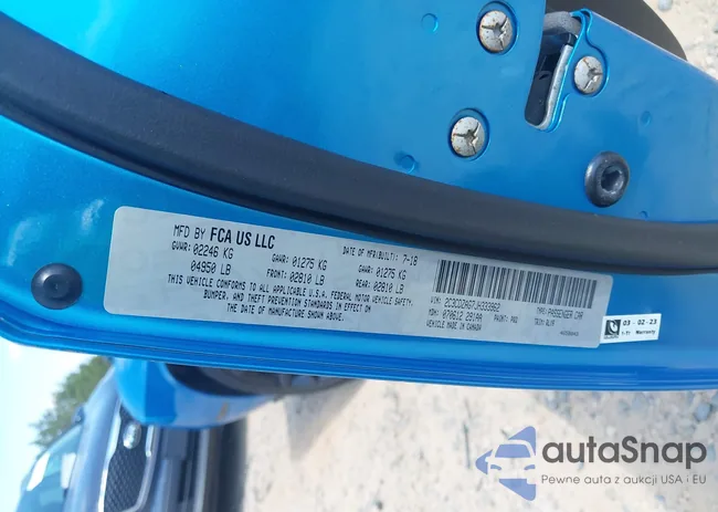 2C3CDZAG7JH333962: 42572751