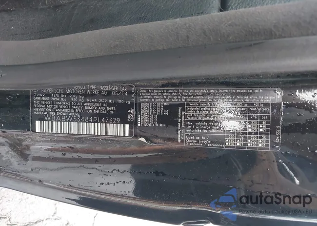 WBABW53484PL47329: 42572220