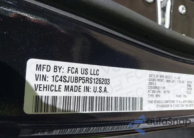 1C4SJUBP5RS126203: 42573802