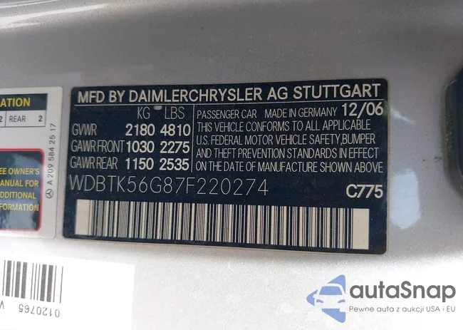 WDBTK56G87F220274: 42573182