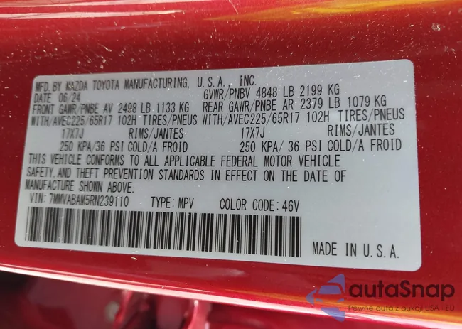 7MMVABAM5RN239110: 42573189