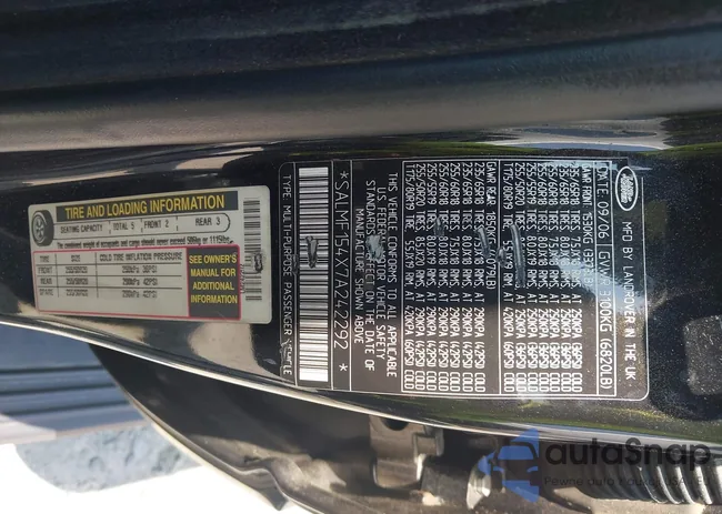 SALMF154X7A242292: 42574900