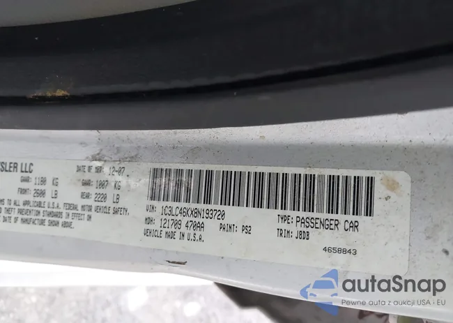 1C3LC46KX8N193720: 42575007