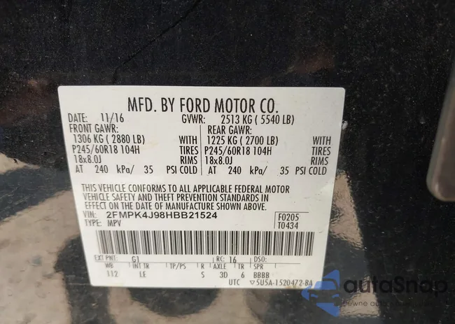 2FMPK4J98HBB21524: 42574141