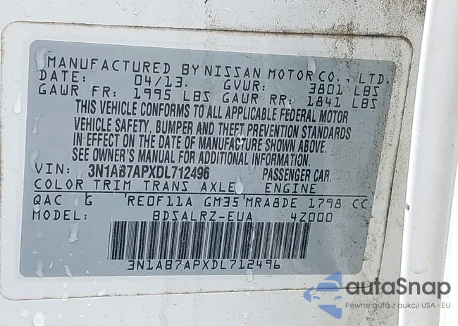 3N1AB7APXDL712496: 42575678