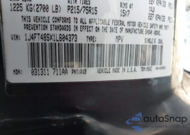 1J4FT48SX1L604373: 42576018