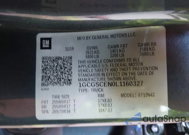 1GCGSCEN0L1160327: 42576677