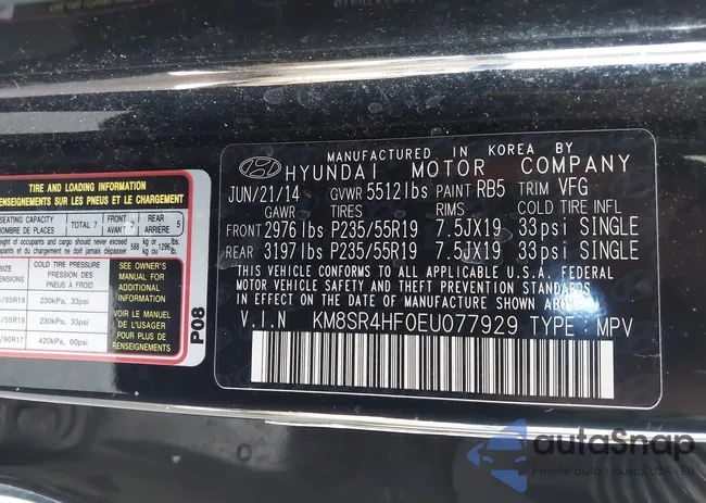 KM8SR4HF0EU077929: 42576709