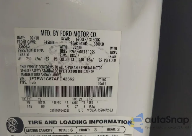 1FTEW1C87AFD42362: 42576750