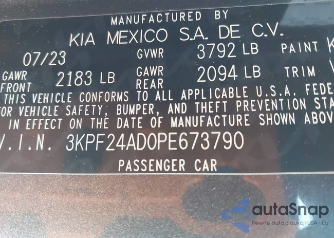 3KPF24AD0PE673790: 42576848