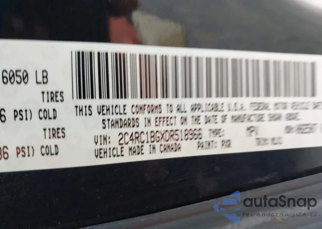 2C4RC1BGXDR518966: 42576874