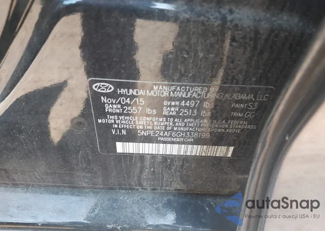 5NPE24AF6GH338199: 42577014