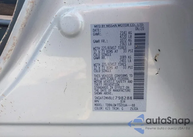 5N1AT2MV8LC798288: 42577023