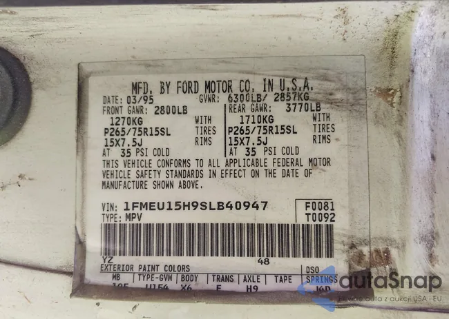 1FMEU15H9SLB40947: 42576134