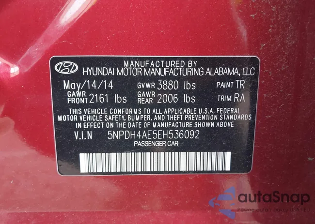 5NPDH4AE5EH536092: 42576200