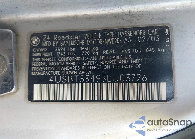 4USBT53493LU03726: 42576323