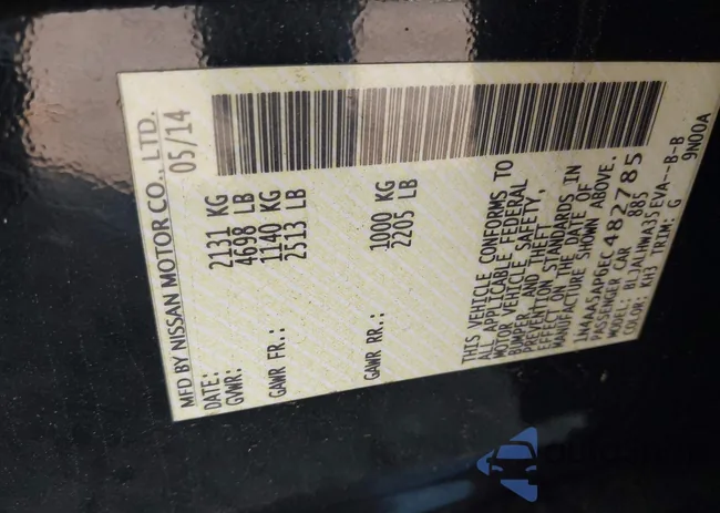 1N4AA5AP6EC482785: 42577535