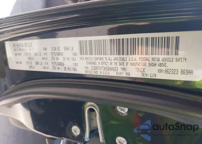 1C6RR7NT3HS800663: 42577668