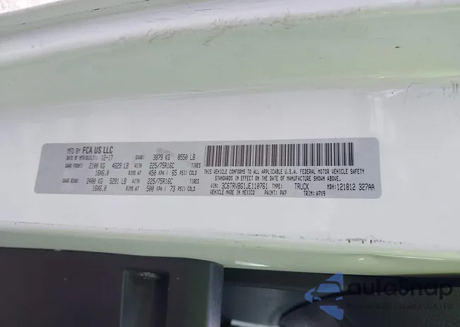 3C6TRVBG1JE110761: 42577794