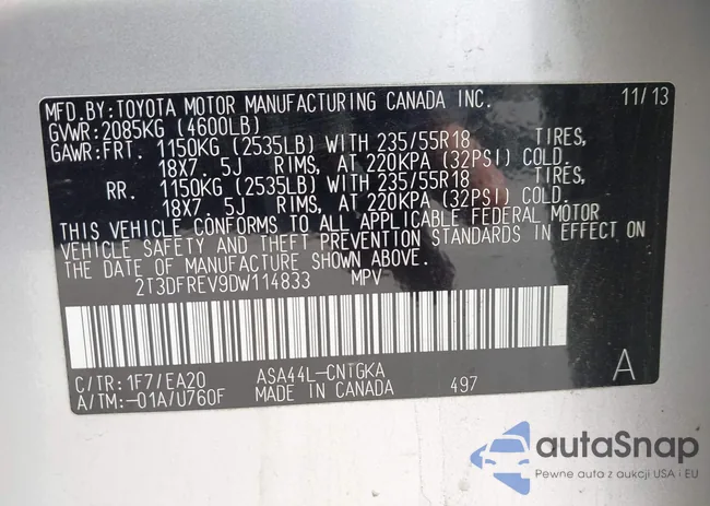 2T3DFREV9DW114833: 42577952