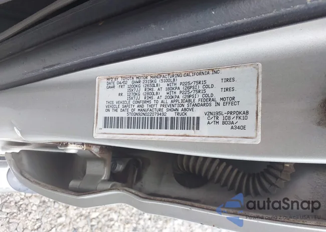 5TEGN92N02Z079492: 42578009