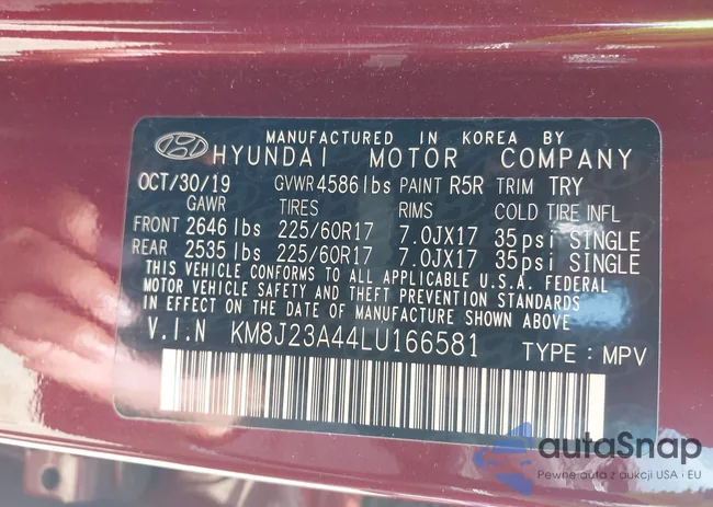 KM8J23A44LU166581: 42577104